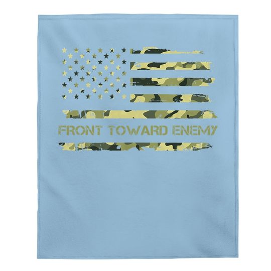 Front Toward Enemy Baby Blanket