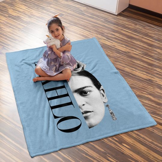 Frida Kahlo Split Baby Blanket