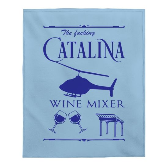 Catalina Mixer Wine Baby Blanket