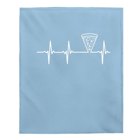 Pizza Heartbeat Baby Blanket