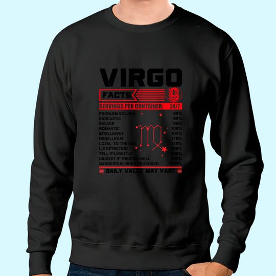 Birthday Virgo Facts Sweatshirt