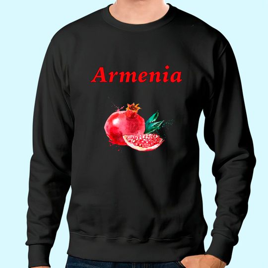 Free Defend Support Armenia National Fruit Pomegranate Sweatshirt