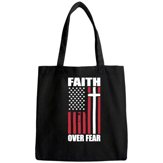 Faith Over Fear Men's Tote Bag