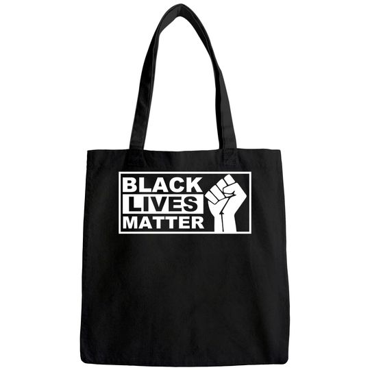 Women Black Lives Matter Tote Bag BLM Black History Power Pride Tote Bag
