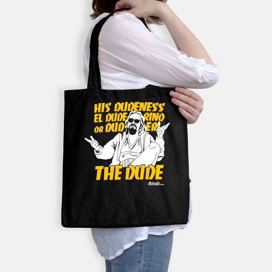 The Big Lebowski The Dude  Unisex Tote Bag