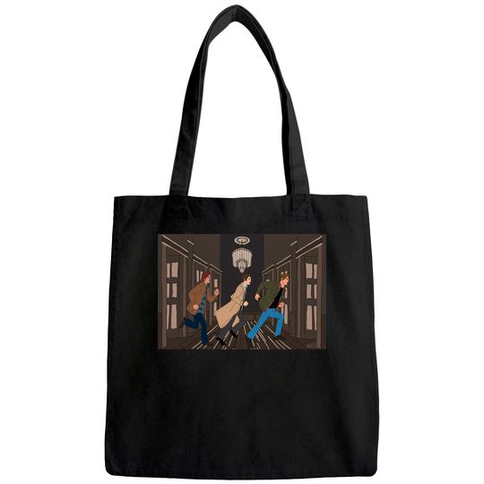 Dean Winchester Gang Scoobynatural Unisex Tote Bag