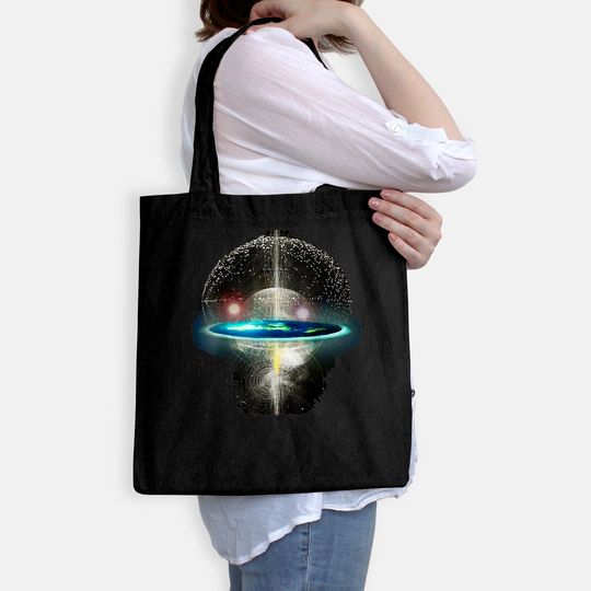 Flat Earth Tote Bag