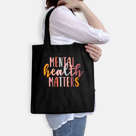 Mental Health Matters Gift Human Brain Illness Awareness Tote Bag