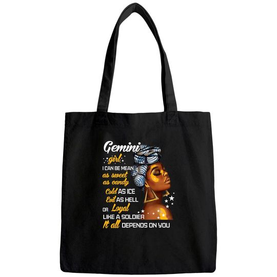 Birthday Gift Gemini Girl May or June Women Tote Bag