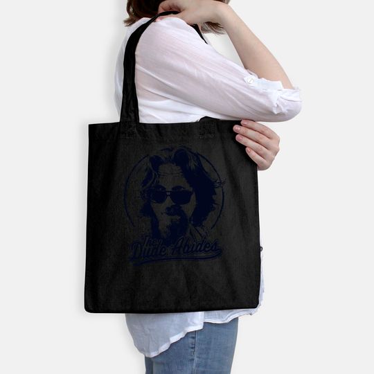 The Big Lebowski The Dude Abides Classic Circle Logo Tote Bag