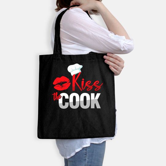 Funny Kiss The Culinary Chef Cook Baker Tote Bag Tote Bag