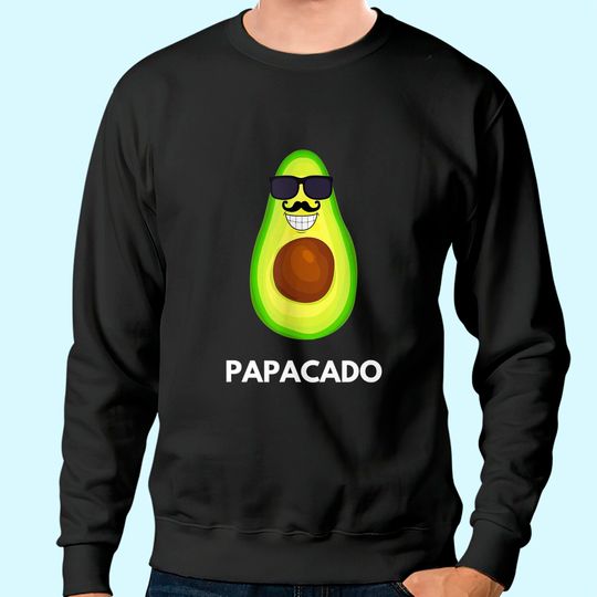 Avocado Papacado Dad & Father Sweatshirt