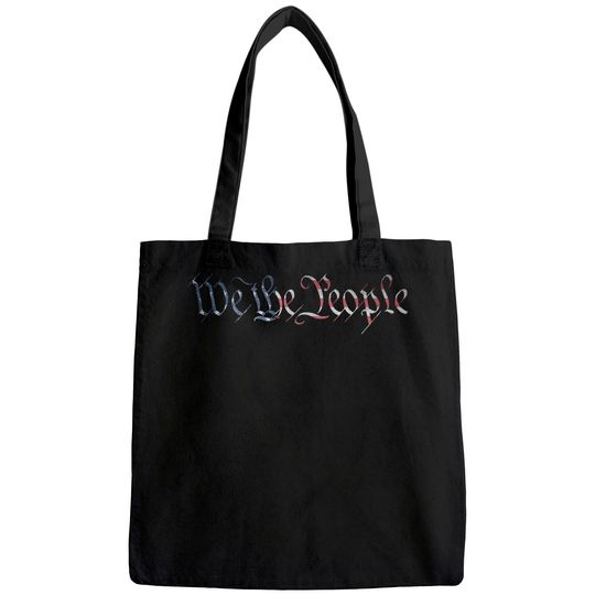 U.S. Constitution "We the People" American Flag Liberty Gift Tote Bag