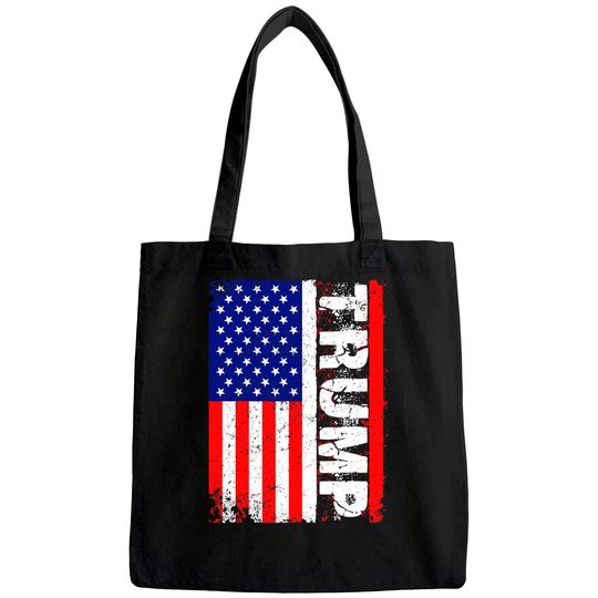 PRESIDENT Donald Trump 2020 Vintage USA Flag Tote Bag Tote Bag