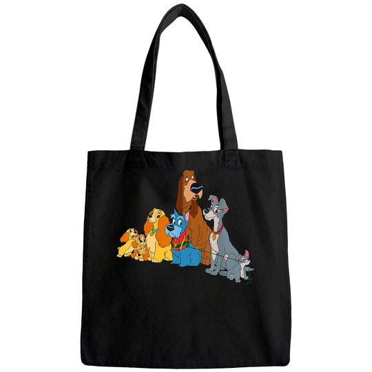 Lady and the Tramp Dogs Tote Bag