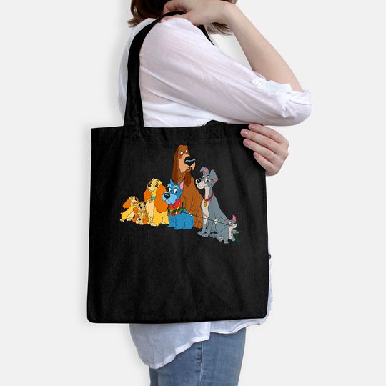 Lady and the Tramp Dogs Tote Bag