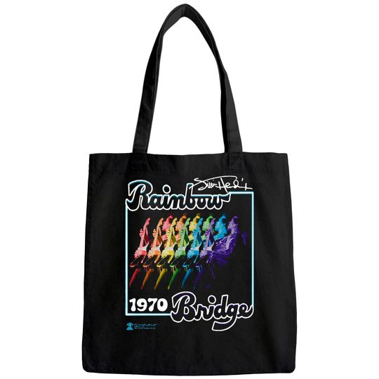 Jimi Hendrix - Mens Rainbow Bridge Tote Bag