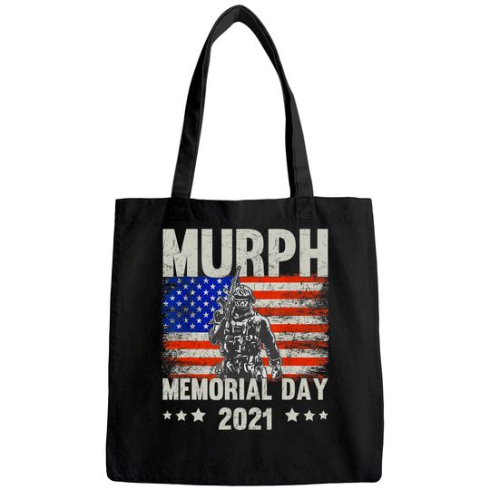 Memorial Day Murph Tee US Military Tote Bag