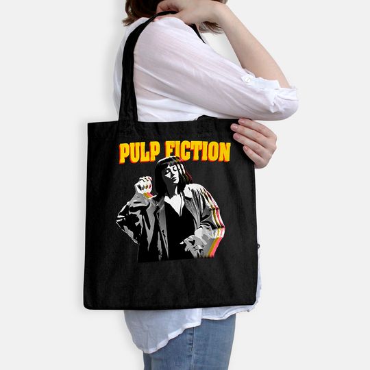 Nirvan Pulp Fiction Mia Wallace  Unisex Tote Bag