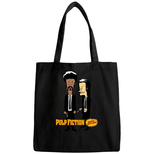 Pulp Fiction Beavis and Butthead Unisex Tote Bag