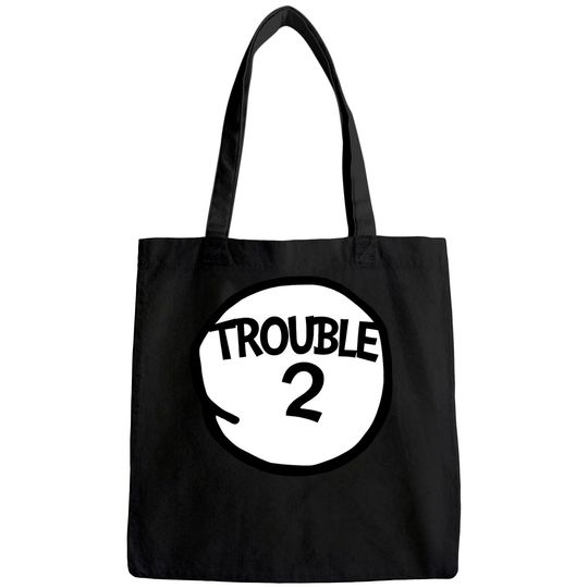 Trouble 2  Matching Group Trouble Tote Bag
