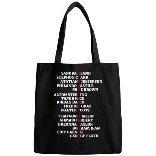 Say Their Names BLM Tote Bag