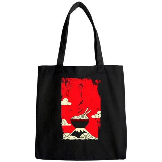 Ramen Noodles Japanese Art Tote Bag