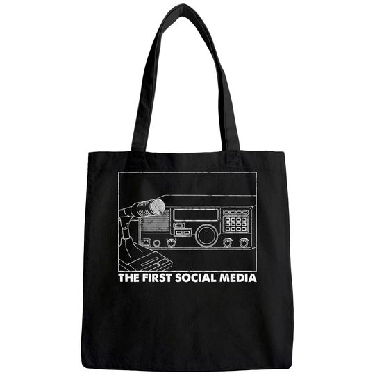The First Social Media, Ham Radio Operator, Gift Tote Bag