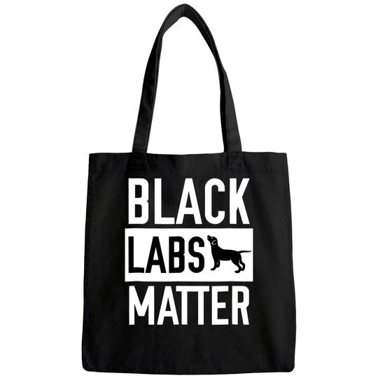 Black labs Matter Dog Tote Bag Labrador Retriever Tote Bag