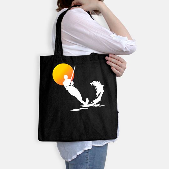 Water Skiing | Cool Surface Water Sport Lovers Gift Tote Bag