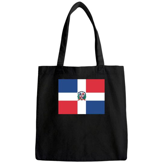 AIFRIS Dominican Republic Flag Cotton Tote Bag