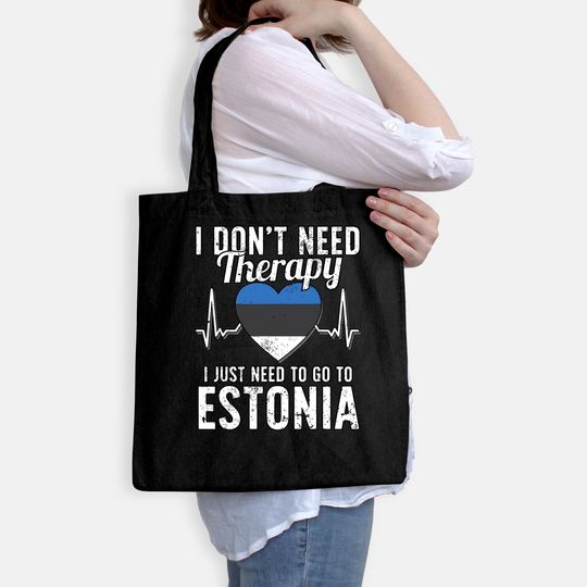 Estonian Flag Tote Bag