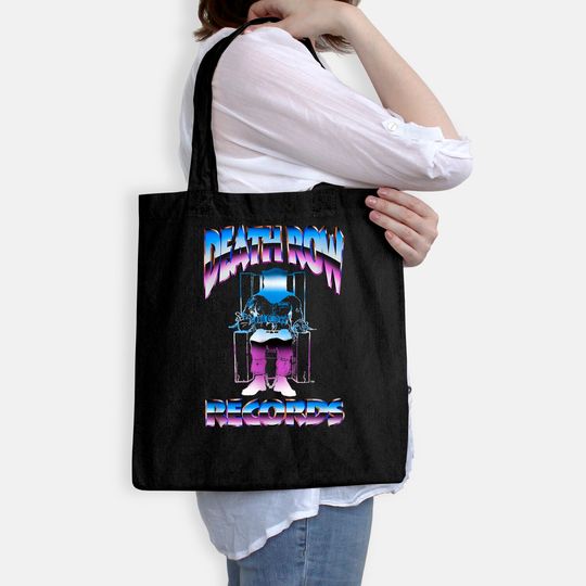 The Row Records Chrome Logo Tote Bag