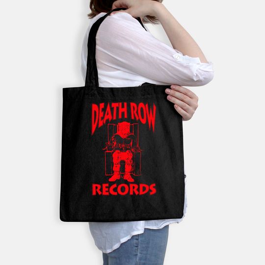 The Row Records Red Logo Tote Bag
