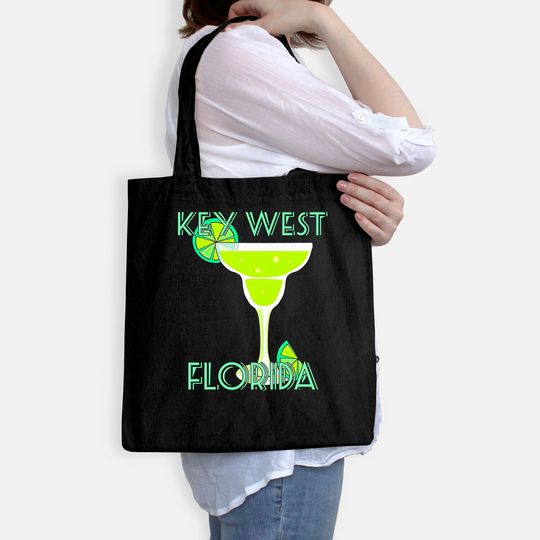 Key West Florida Margarita Cocktail with Lime Premium Tote Bag