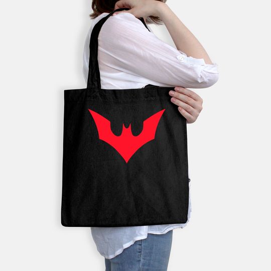 Mens Batman Beyond Beyond Bat Logo Tote Bag