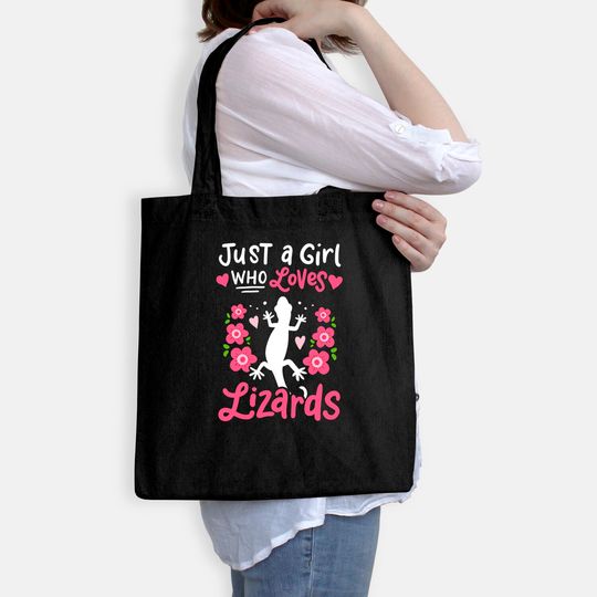 Just A Girl Who Loves Lizards Gift Tote Bag