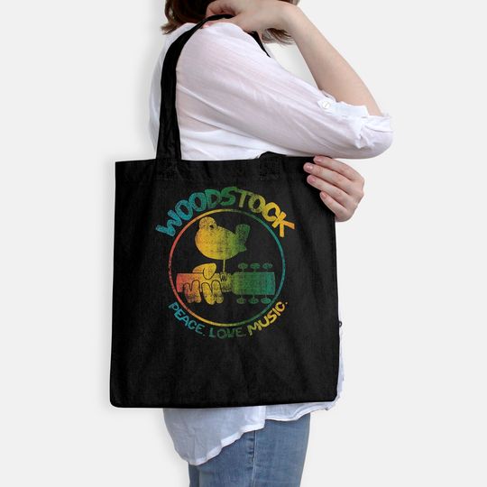 Woodstock Men's Colorful Logo Slim Fit Tote Bag
