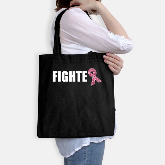 Breast Cancer Fighter Warrior Wear Pink In October Tote Bag