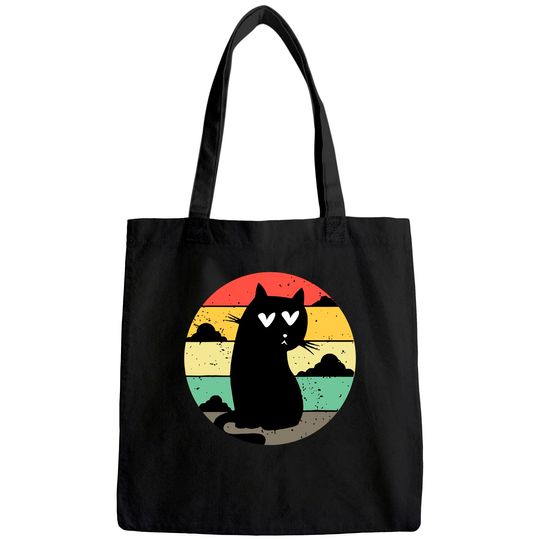 Cat Lover Vintage Animals Pet Owner Lover Tote Bag