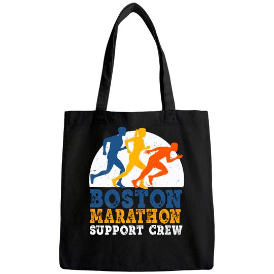 Boston Annual Marathon Runner 26.2 Miles Long Support Crew Tote Bag