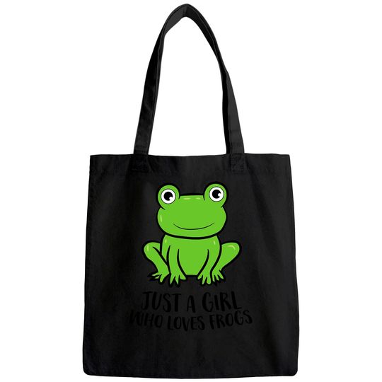 I Just Really Like Frogs Frog Lovers Tote Bag