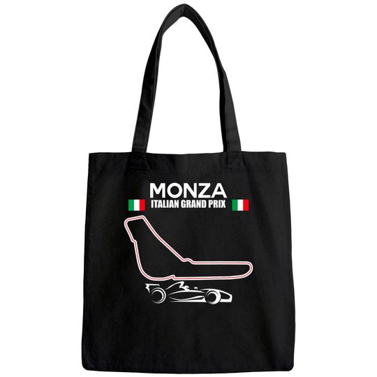 Monza Circuit Formula Racing Car Italian Grand Prix Tote Bag