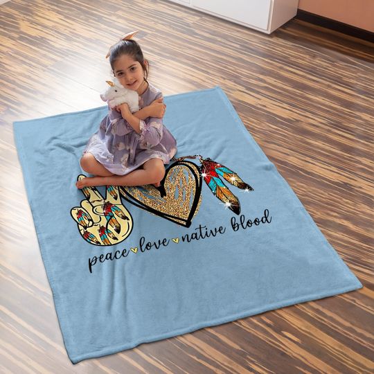 Native Blood Classic Baby Blanket