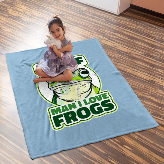 M.i.l.f - Man I Love Frogs Baby Blanket