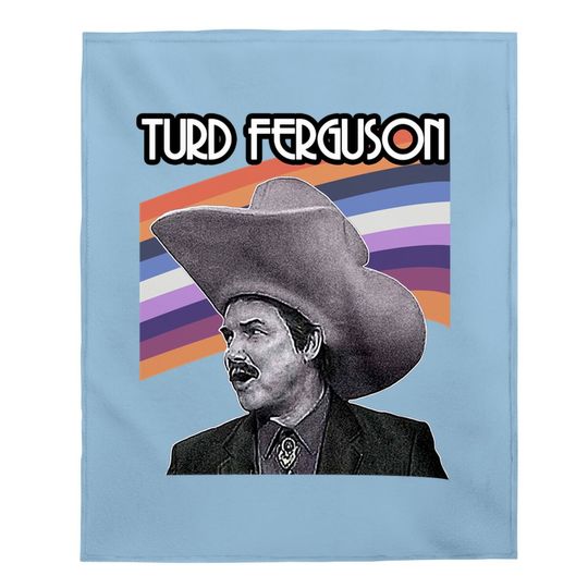 Turd Ferguson Celebrity Jeopardy Retro Baby Blanket