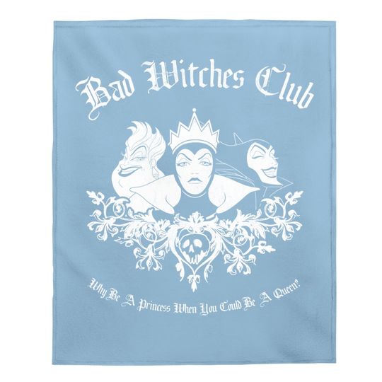 Disney Villains Bad Witches Club Group Baby Blanket
