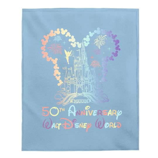 50th Anniversary Walt Disney World Baby Blanket