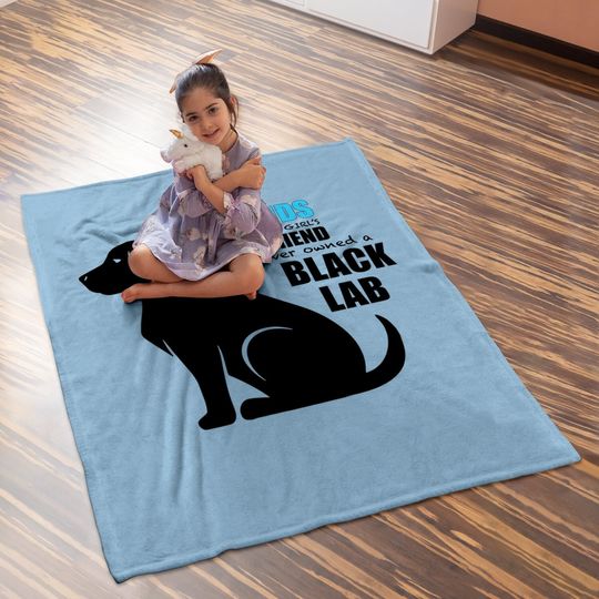Black Lab Baby Blanket