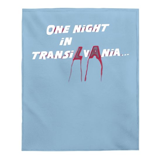 Nightmare Before Hiss-tmas One Night In Transilvania Baby Blanket